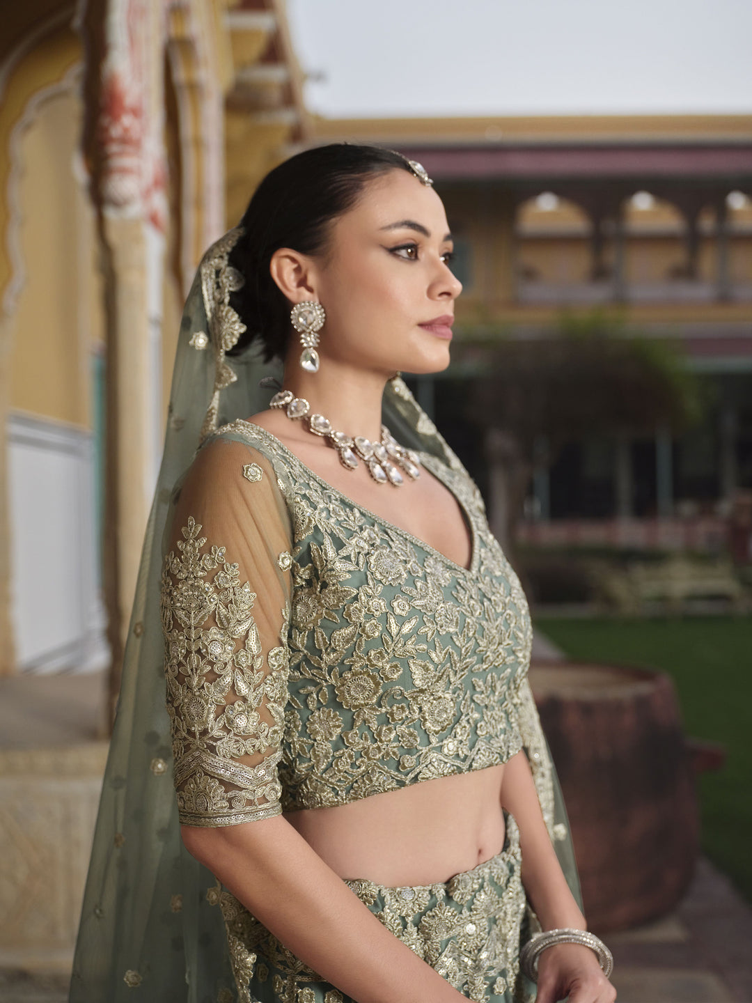 Breathtaking Butterfly Net Lehenga with Dupatta | Unmatched Beauty for Grand Occasions