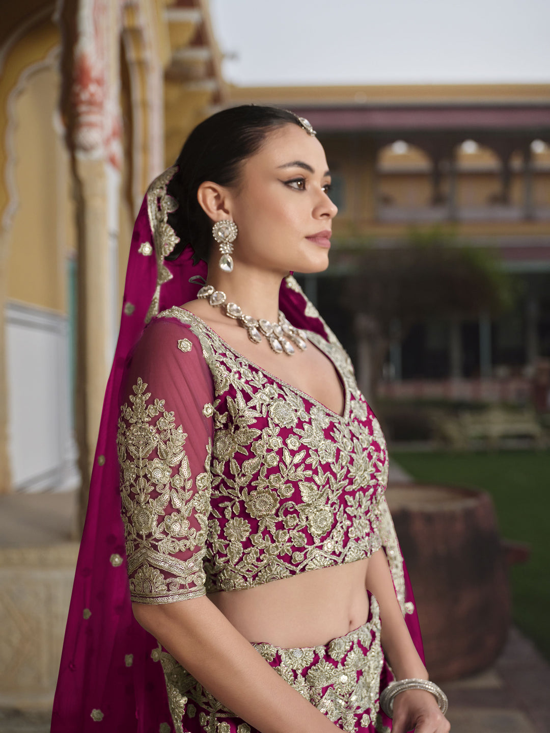 Breathtaking Butterfly Net Lehenga with Dupatta | Unmatched Beauty for Grand Occasions