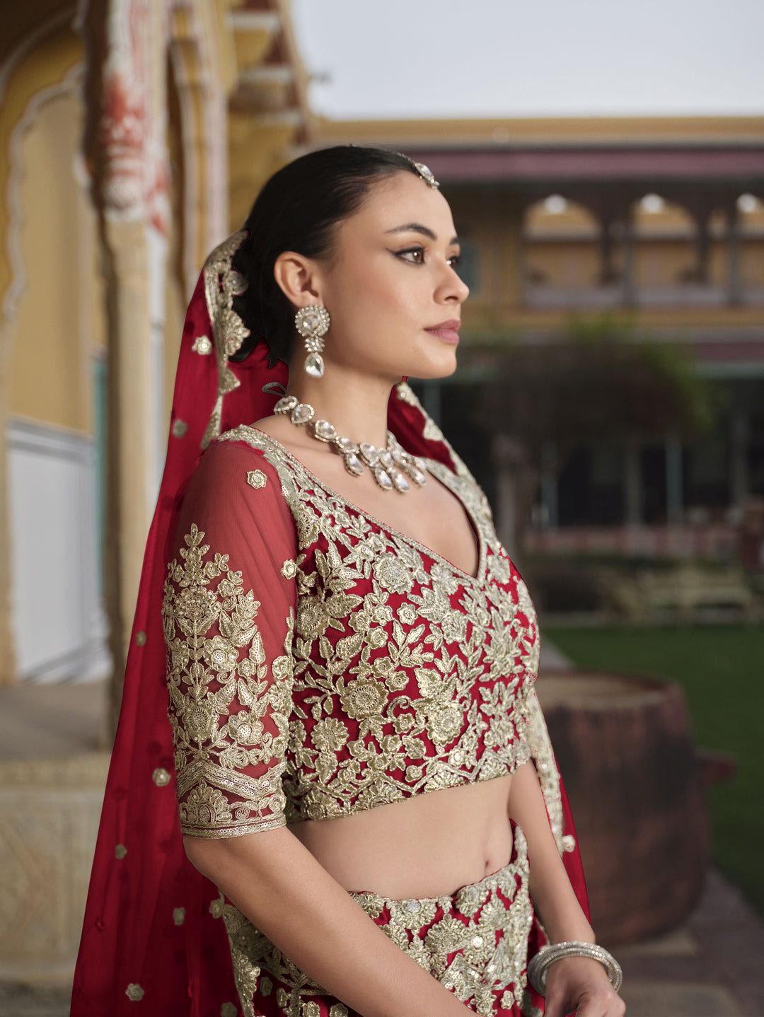 Breathtaking Butterfly Net Lehenga with Dupatta | Unmatched Beauty for Grand Occasions