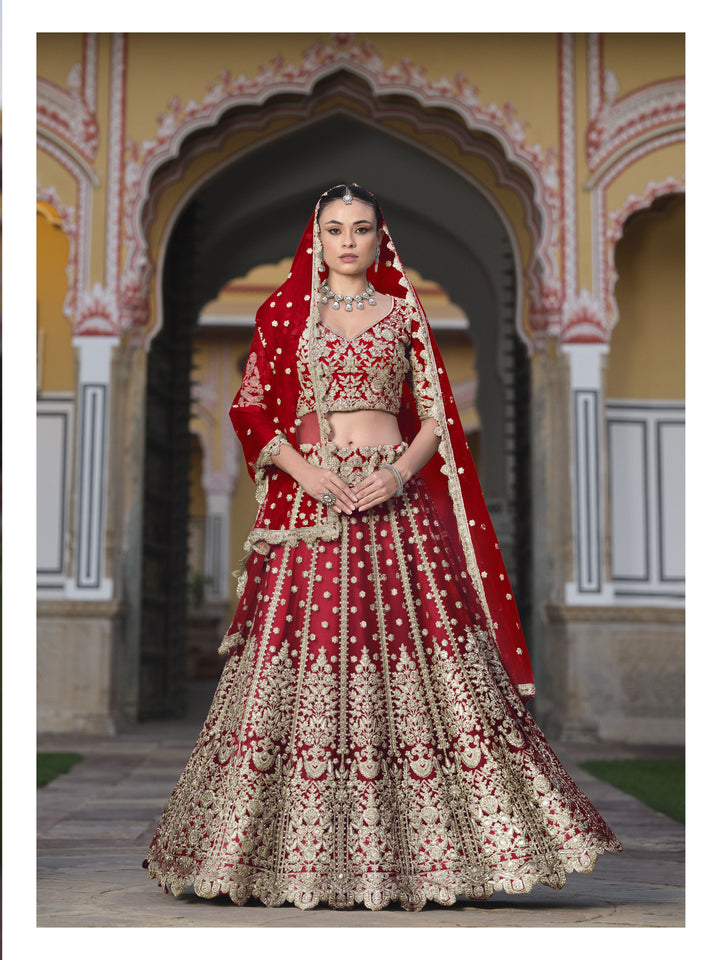 Breathtaking Butterfly Net Lehenga with Dupatta | Unmatched Beauty for Grand Occasions