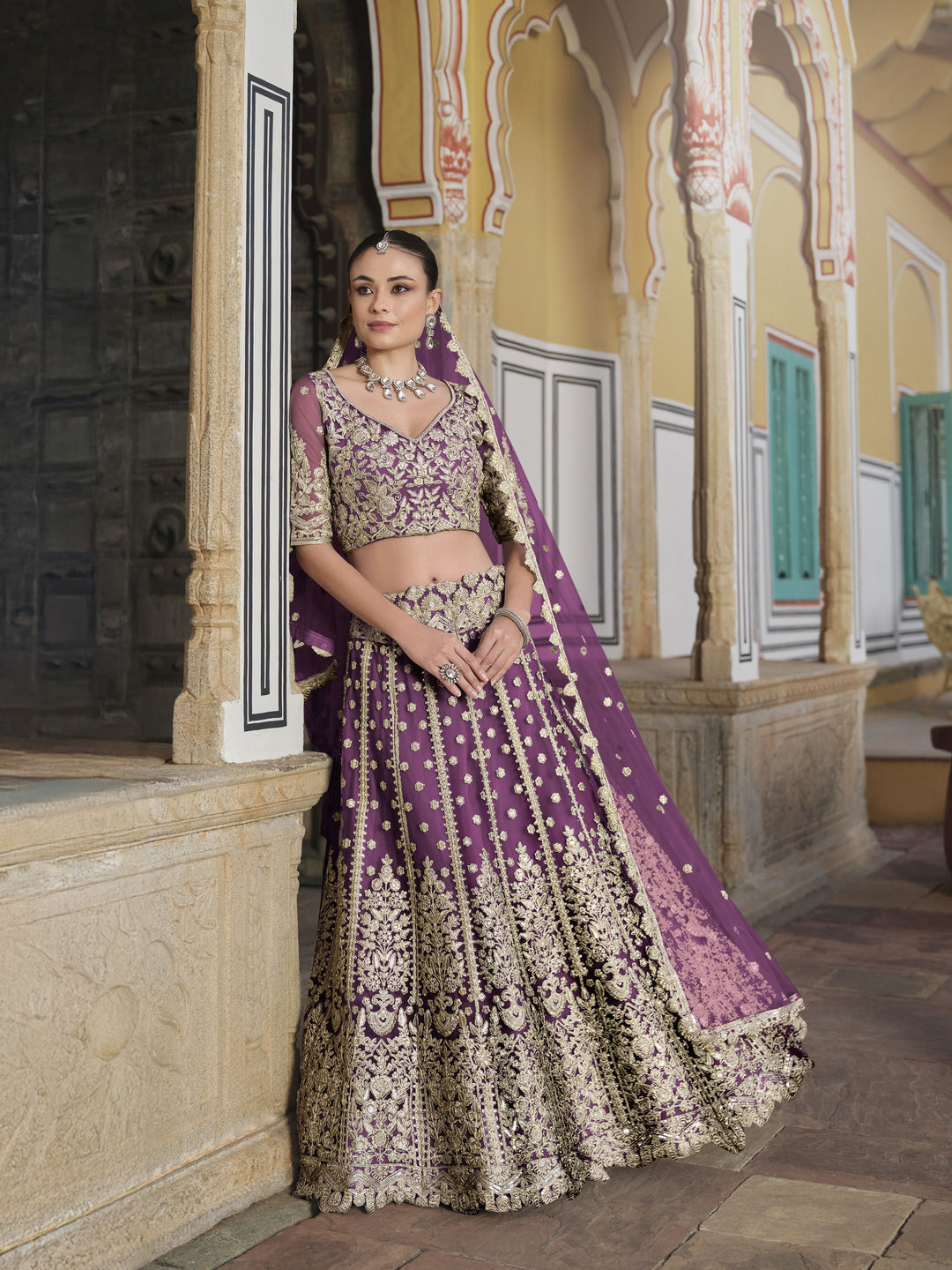 Breathtaking Butterfly Net Lehenga with Dupatta | Unmatched Beauty for Grand Occasions