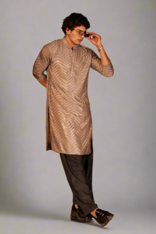 Royal Look Kurta Pyjama | Handcrafted Embroidery  Comfort Fit