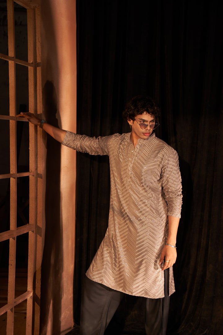 Royal Look Kurta Pyjama | Handcrafted Embroidery  Comfort Fit