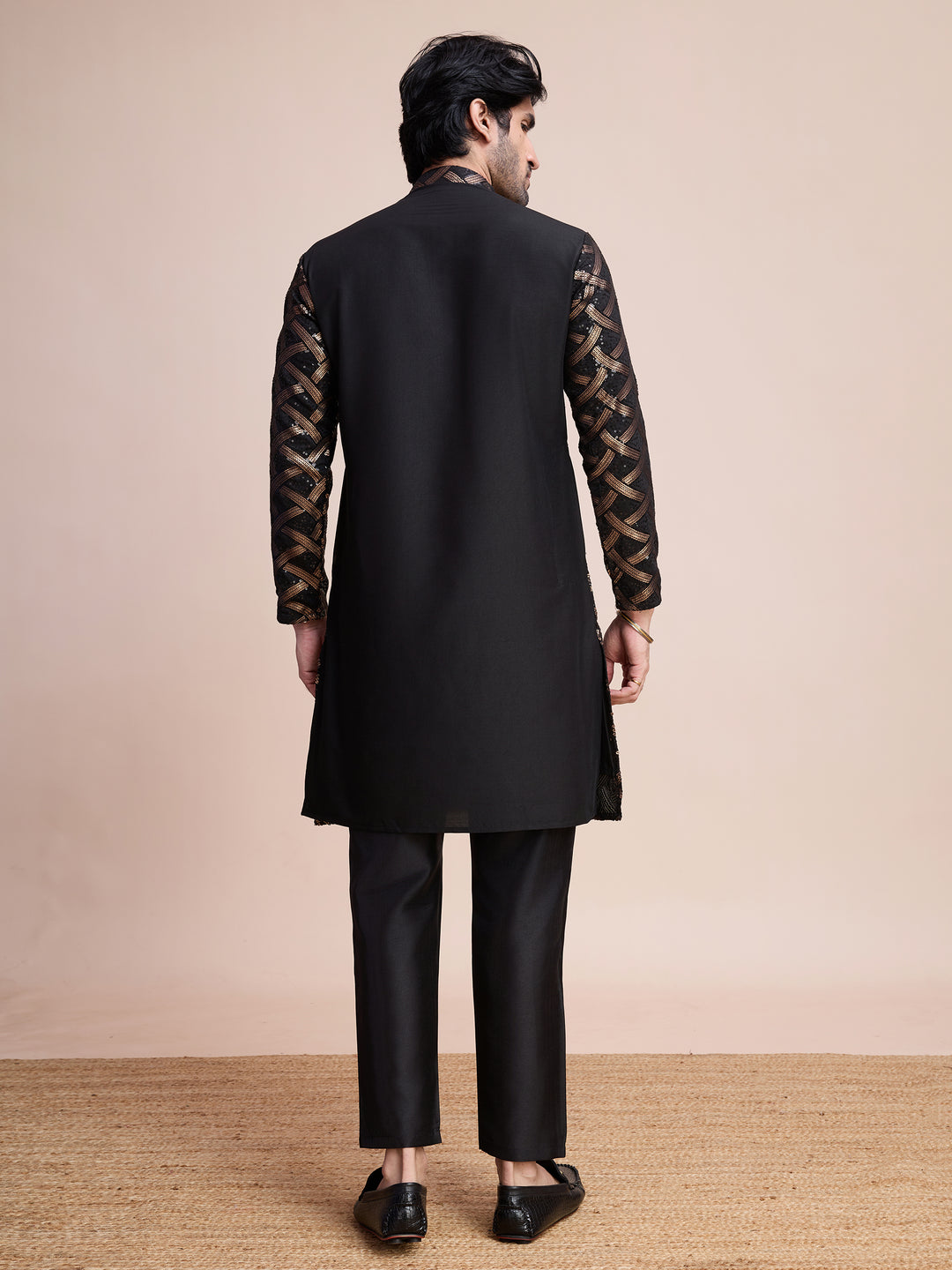 Designer Silk Kurta Fine Thread & Sequin Work | Perfect for Festive Wear