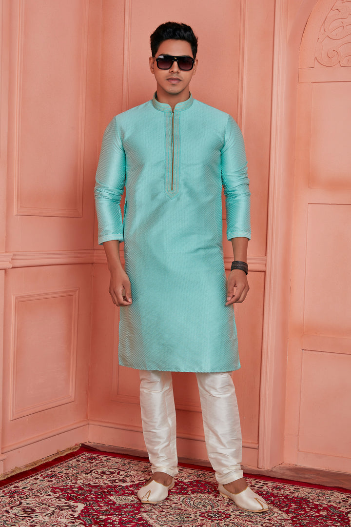 Men's Kurta Pajama Set | Jacquard Silk & Art Silk Traditional & Wedding Wear