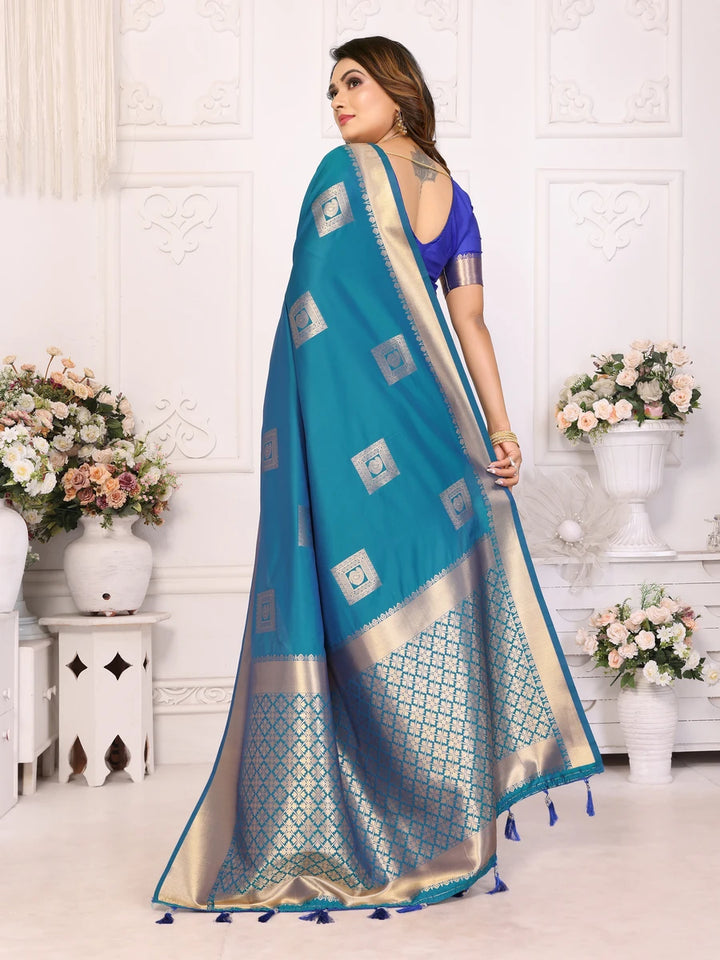 Designer Soft Silk Saree | Rich Wevon Jari Work Perfect Wedding Wear Outfit