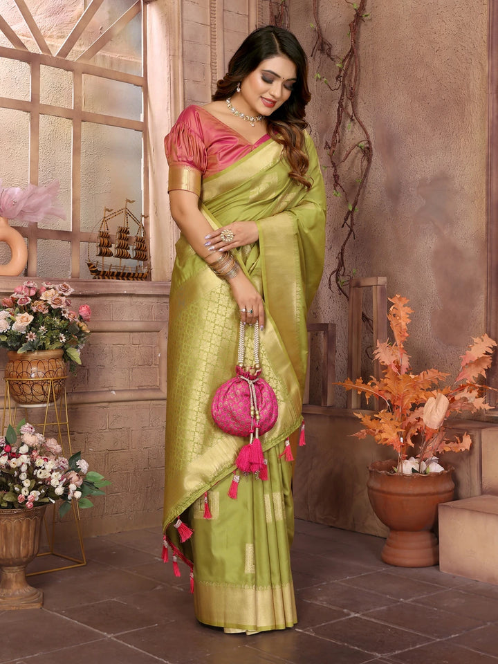 Designer Soft Silk Saree | Rich Wevon Jari Work Perfect Wedding Wear Outfit