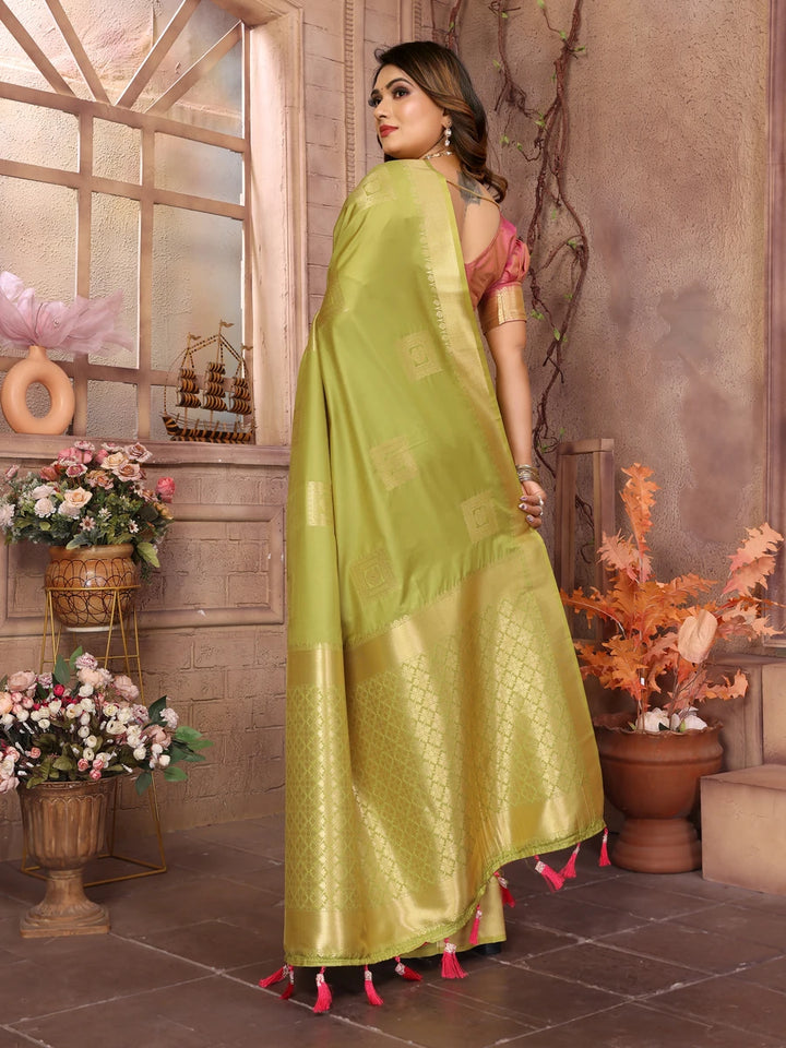 Designer Soft Silk Saree | Rich Wevon Jari Work Perfect Wedding Wear Outfit