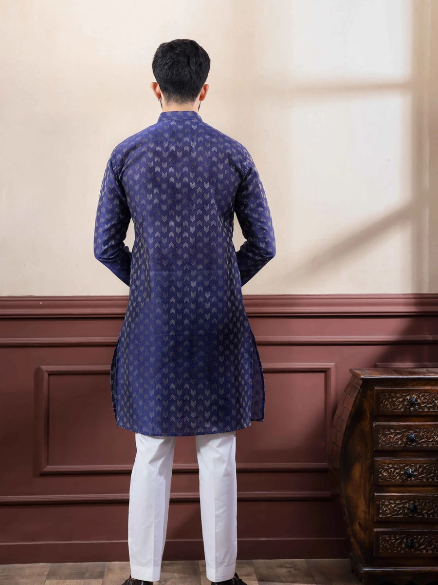 Elegant Cotton Kurta Pajama | Wevon Dobby Designer Wear