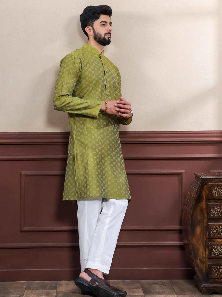 Elegant Cotton Kurta Pajama | Wevon Dobby Designer Wear