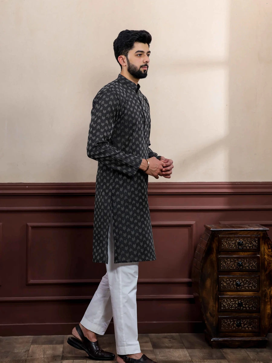 Elegant Cotton Kurta Pajama | Wevon Dobby Designer Wear