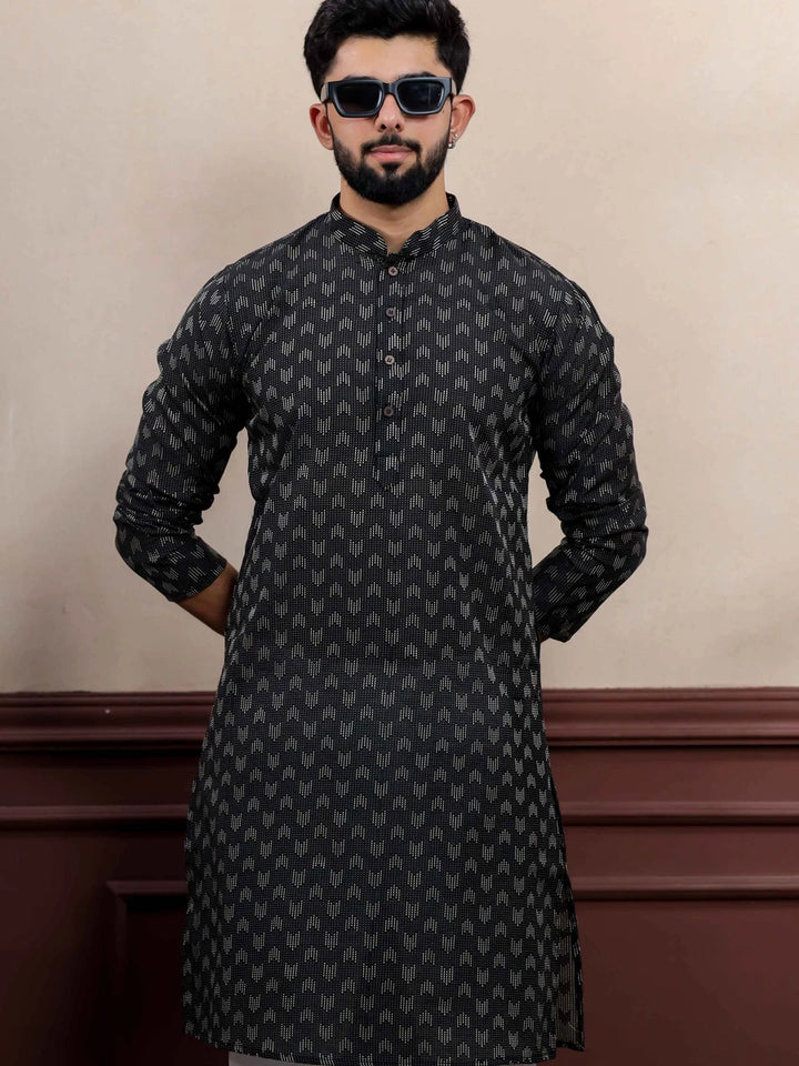 Elegant Cotton Kurta Pajama | Wevon Dobby Designer Wear