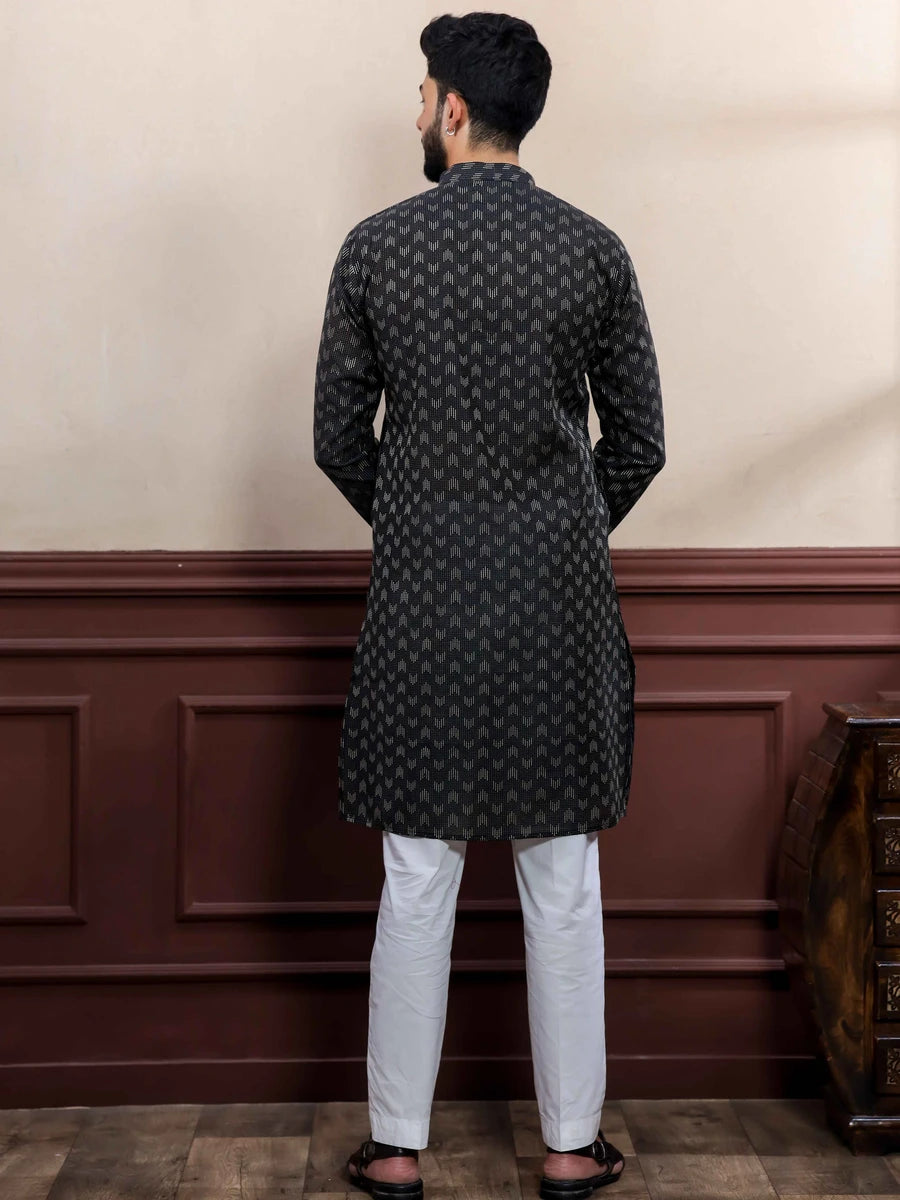 Elegant Cotton Kurta Pajama | Wevon Dobby Designer Wear