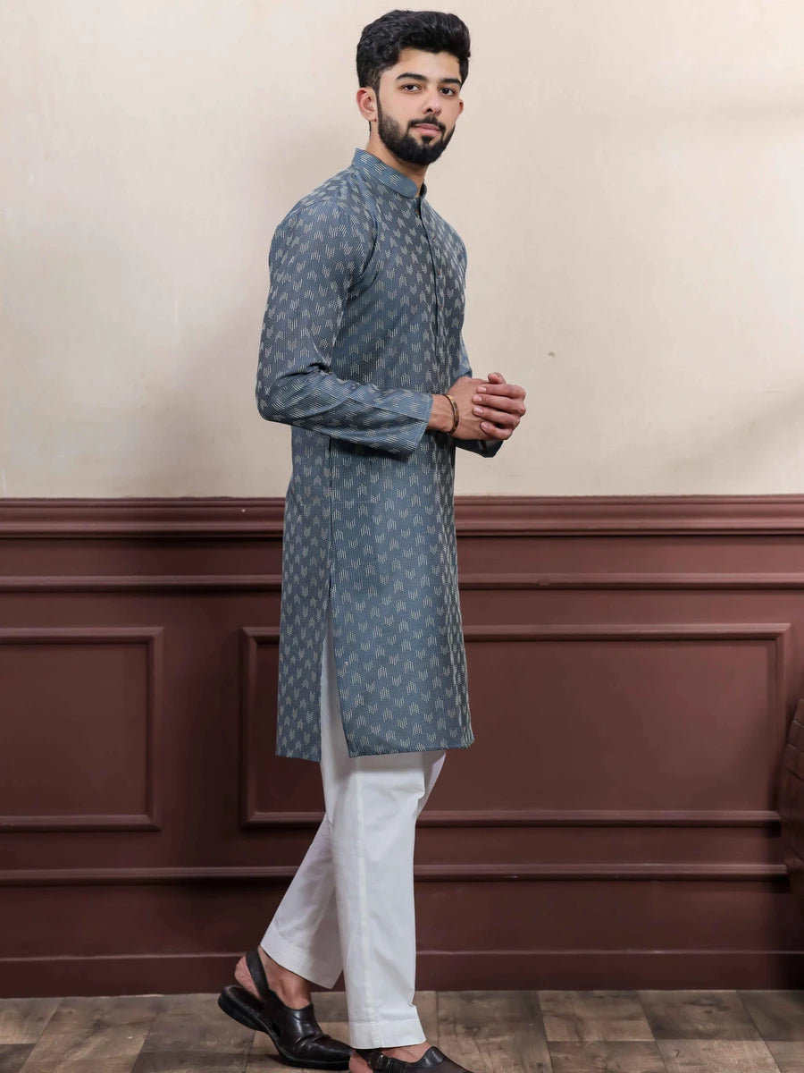 Elegant Cotton Kurta Pajama | Wevon Dobby Designer Wear