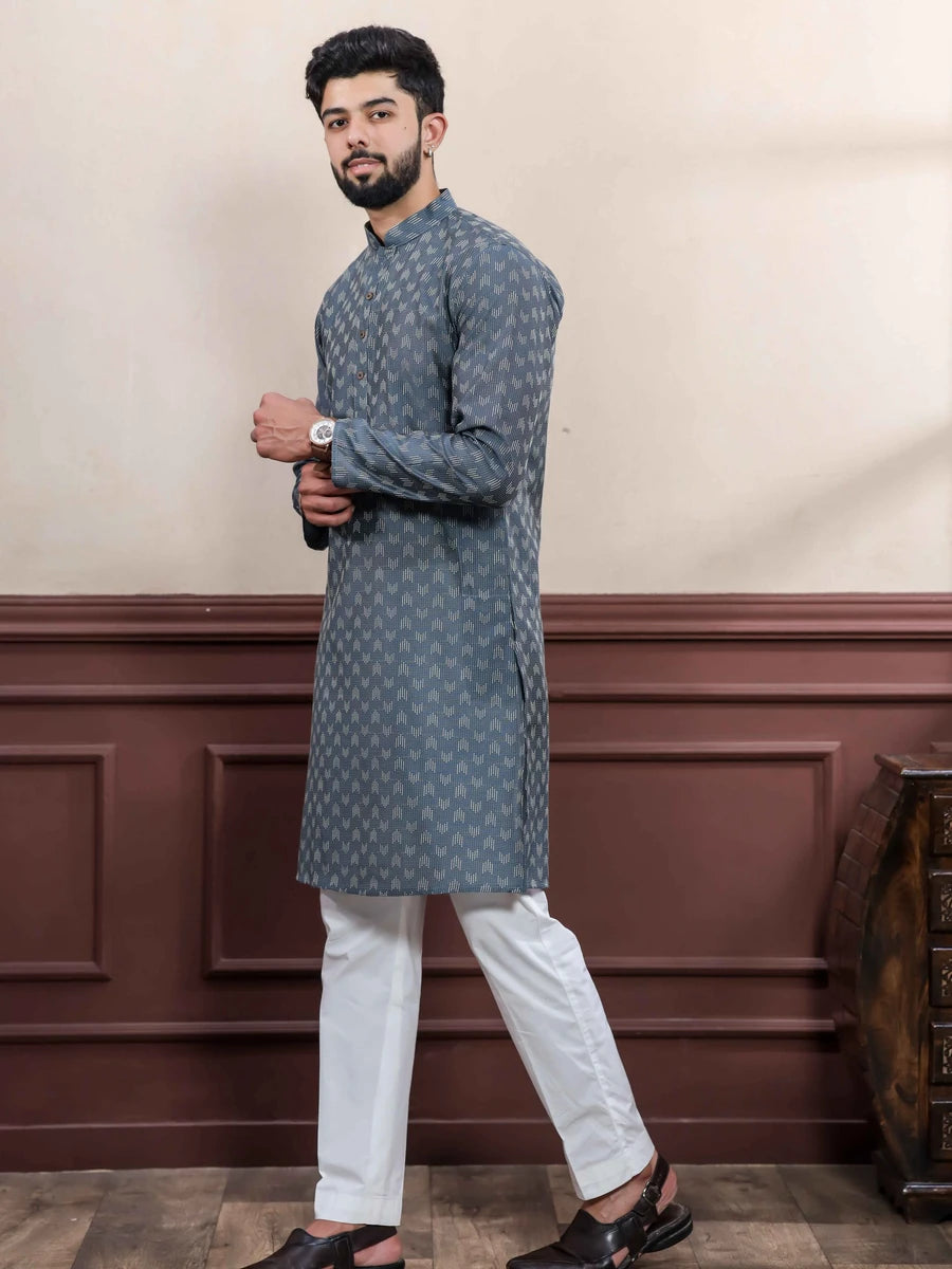 Elegant Cotton Kurta Pajama | Wevon Dobby Designer Wear