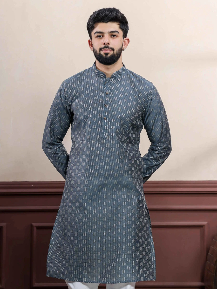 Elegant Cotton Kurta Pajama | Wevon Dobby Designer Wear