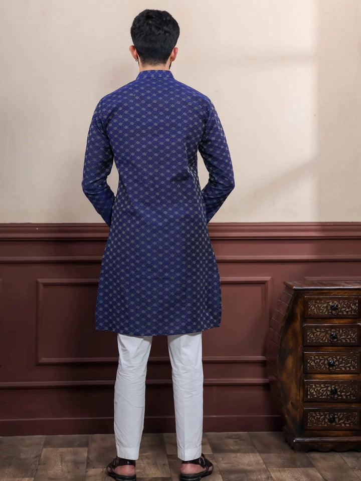 Elegant Cotton Kurta Pajama | Wevon Dobby Designer Wear