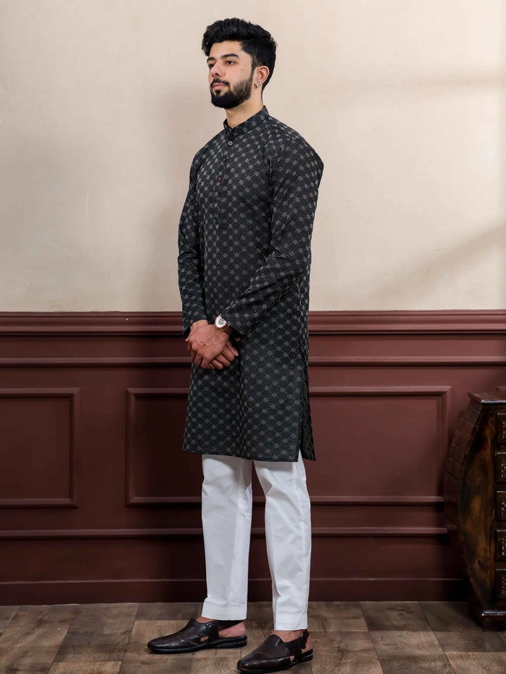 Elegant Cotton Kurta Pajama | Wevon Dobby Designer Wear