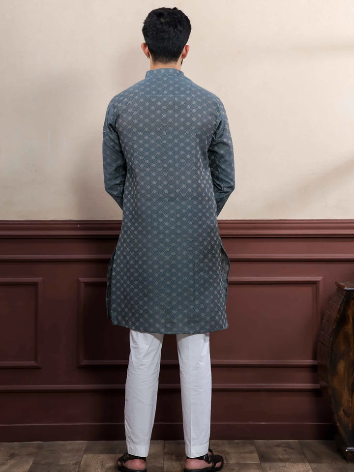 Elegant Cotton Kurta Pajama | Wevon Dobby Designer Wear