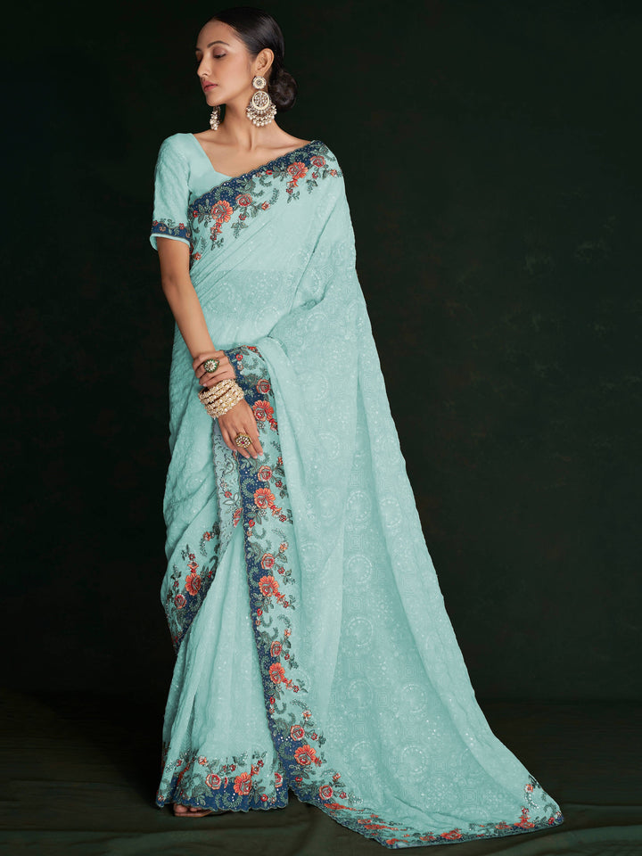 Vibrant color luxurious fabric exclusive attire crafted for elegance and style.