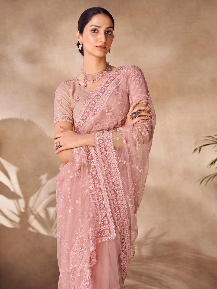 Vibrant color luxurious fabric exclusive attire crafted for elegance and style.