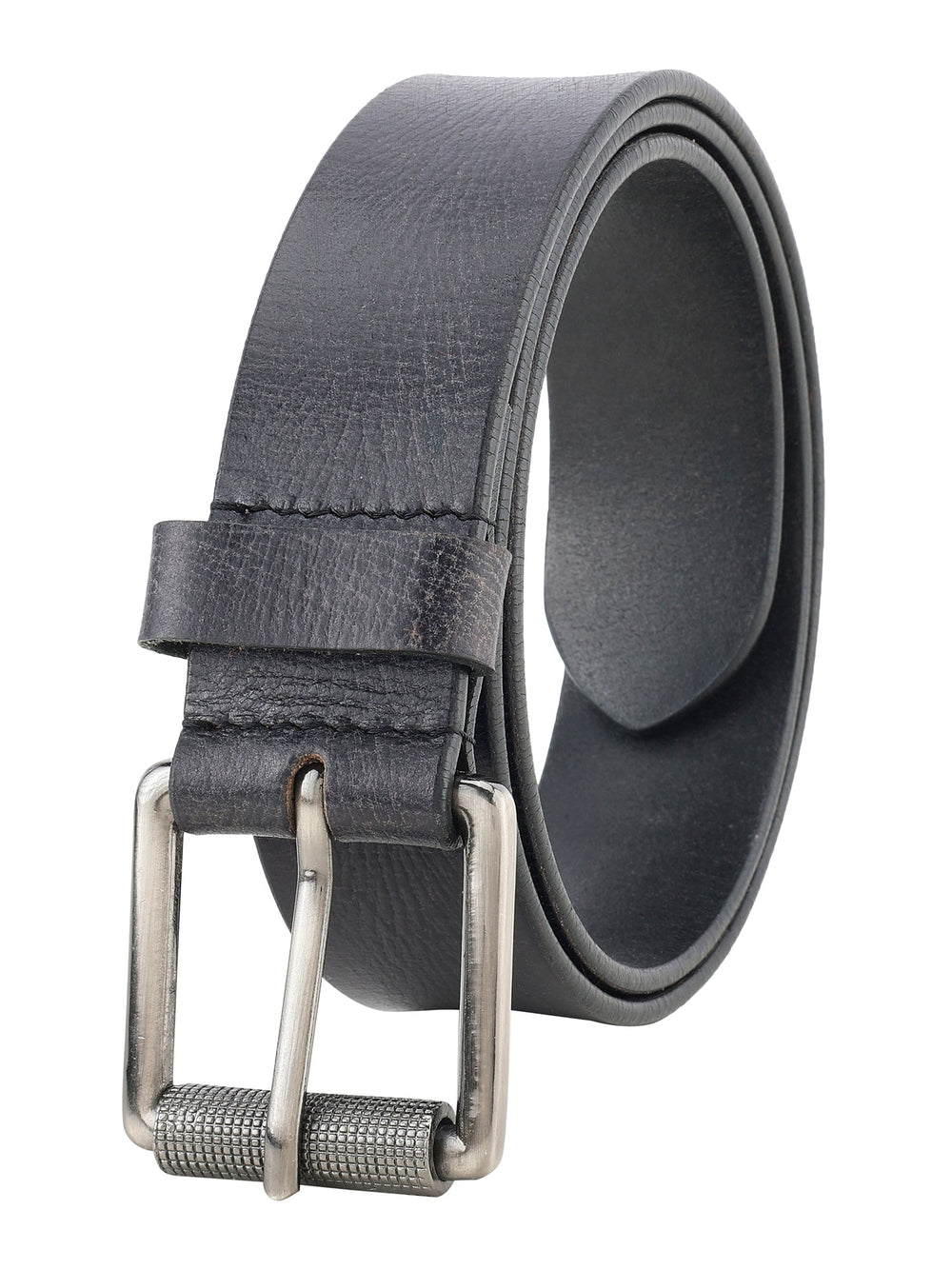 Top Grain Genuine Leather Men's Black Belt