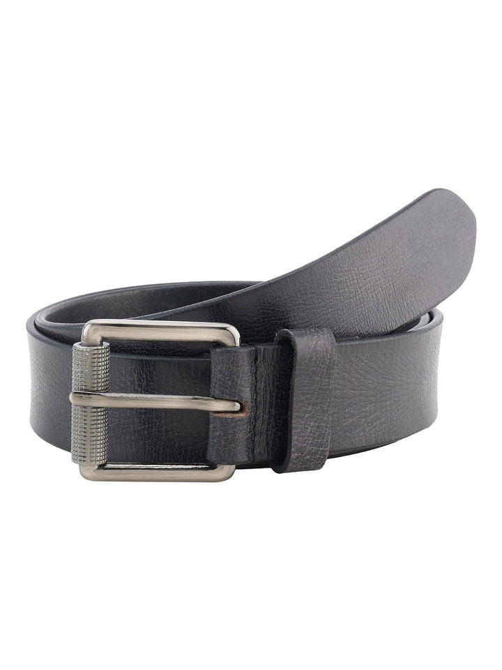 Top Grain Genuine Leather Men's Black Belt