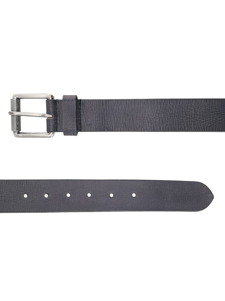 Top Grain Genuine Leather Men's Black Belt