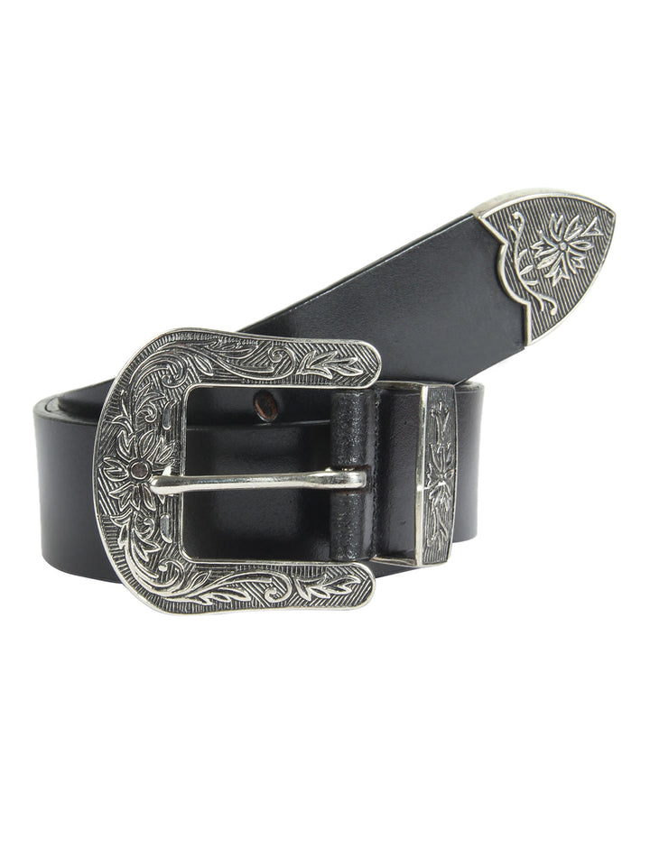 Black Western Cowboy Belt