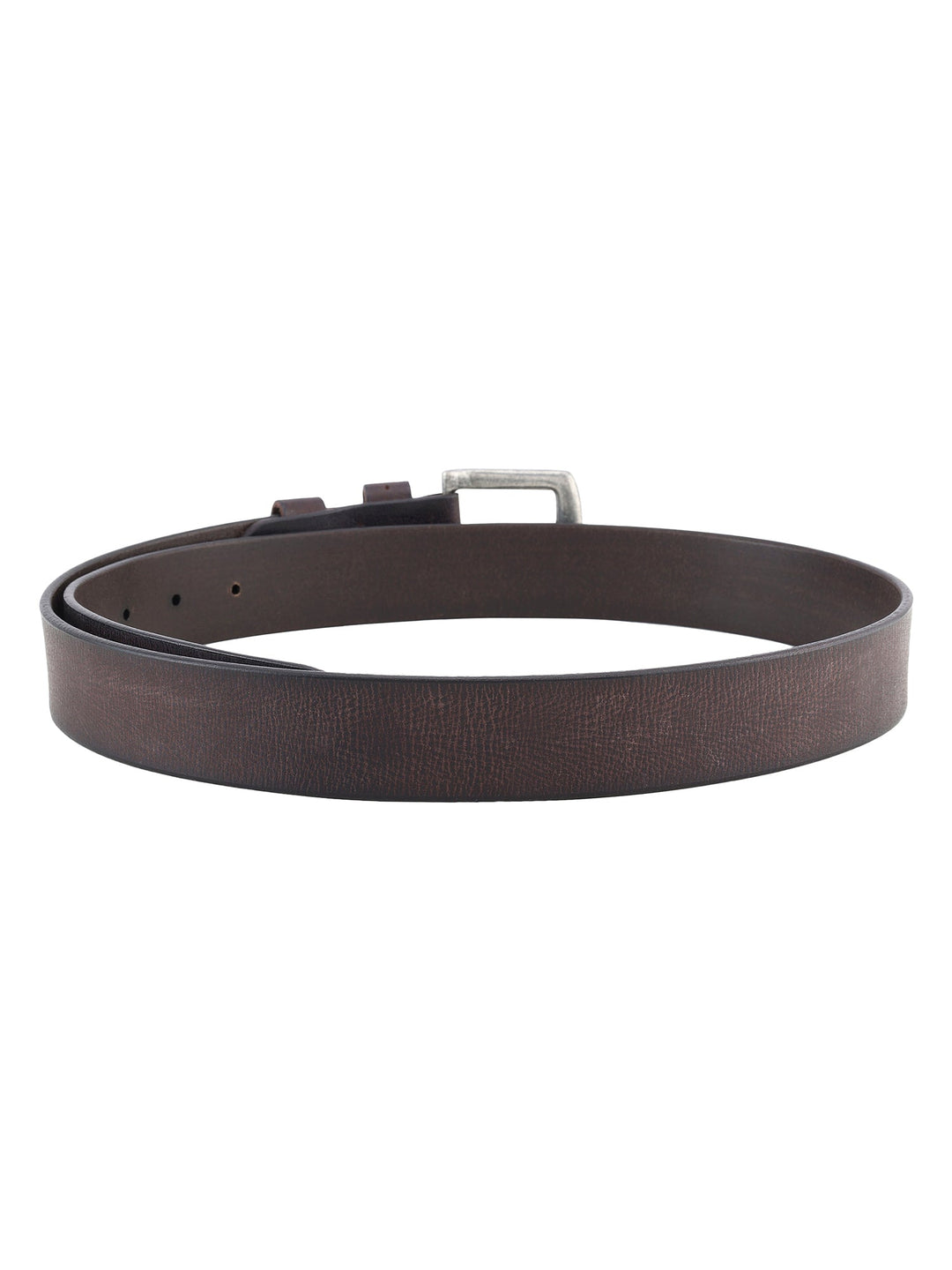 Full Grain Genuine Leather Men's Dark Brown Belt