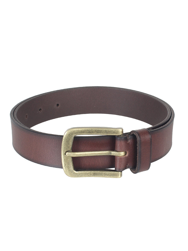 Two-tone Brown Men Belt - Aditi Wasan