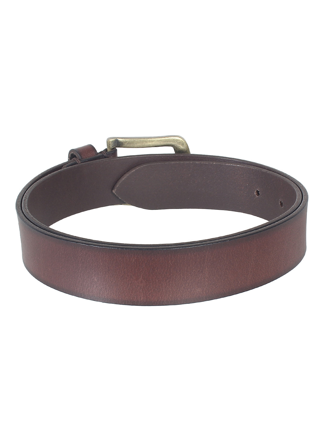 Two-tone Brown Genuine Leather Men's Belt | Classic Versatile Style