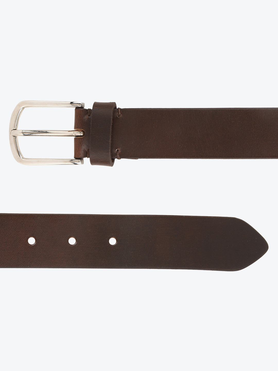 Two-tone Brown Leather Belt | Elegant Genuine Oil Pull-Up Strap