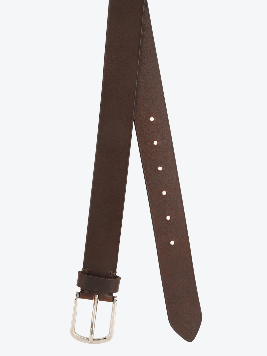 Two-tone Brown Leather Belt | Elegant Genuine Oil Pull-Up Strap