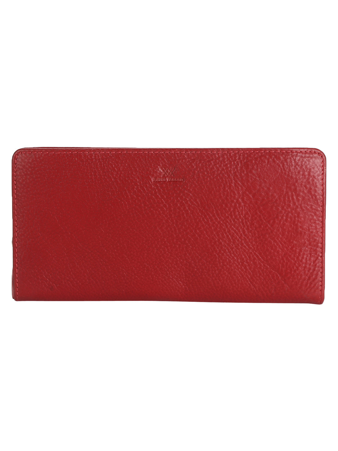 Casual Maroon Genuine Leather Wallet