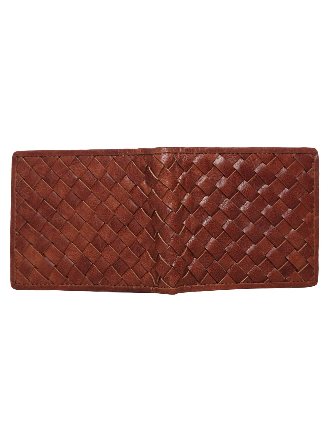 Tan Woven Design Wallet