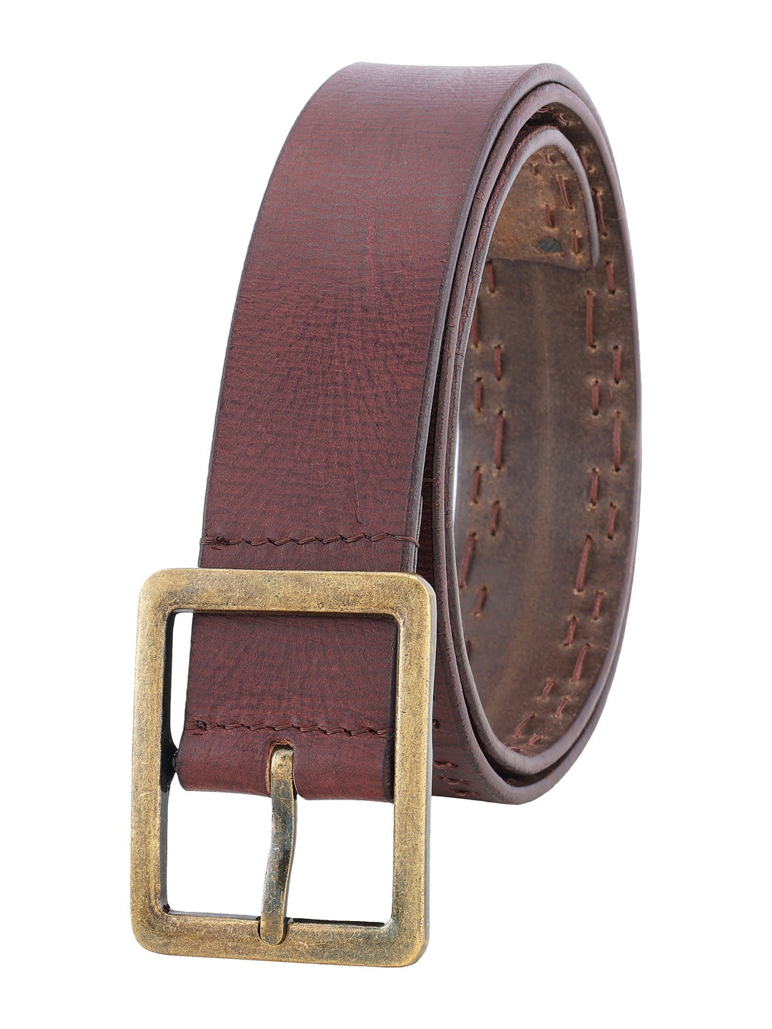 Casual Genuine Leather Men's Brown Belt