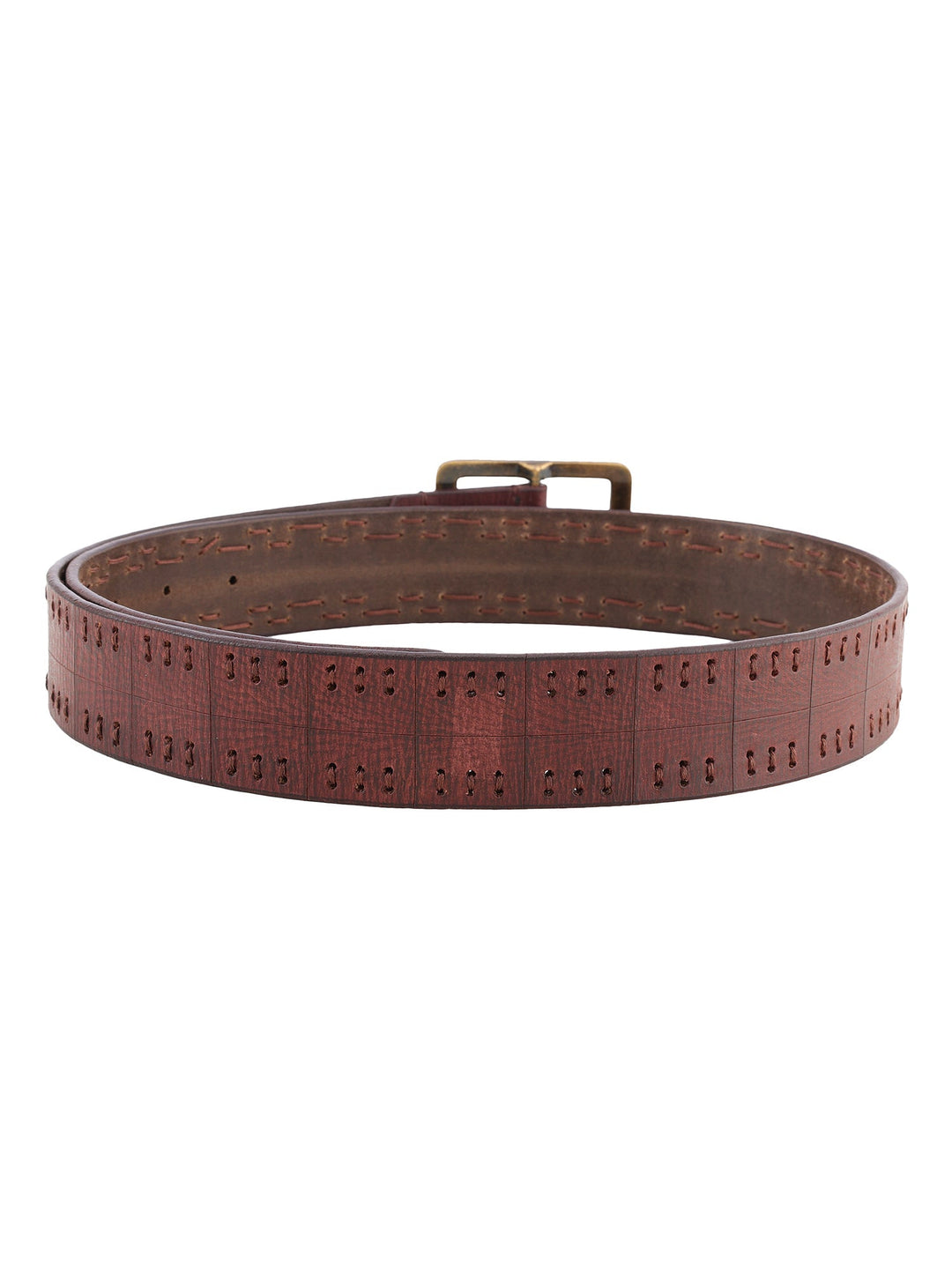 Casual Genuine Leather Men's Brown Belt