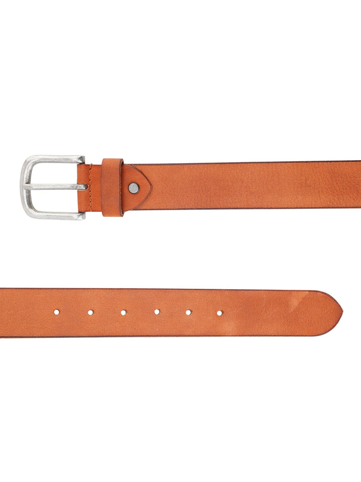 Casual Genuine Leather Men's Tan Belts