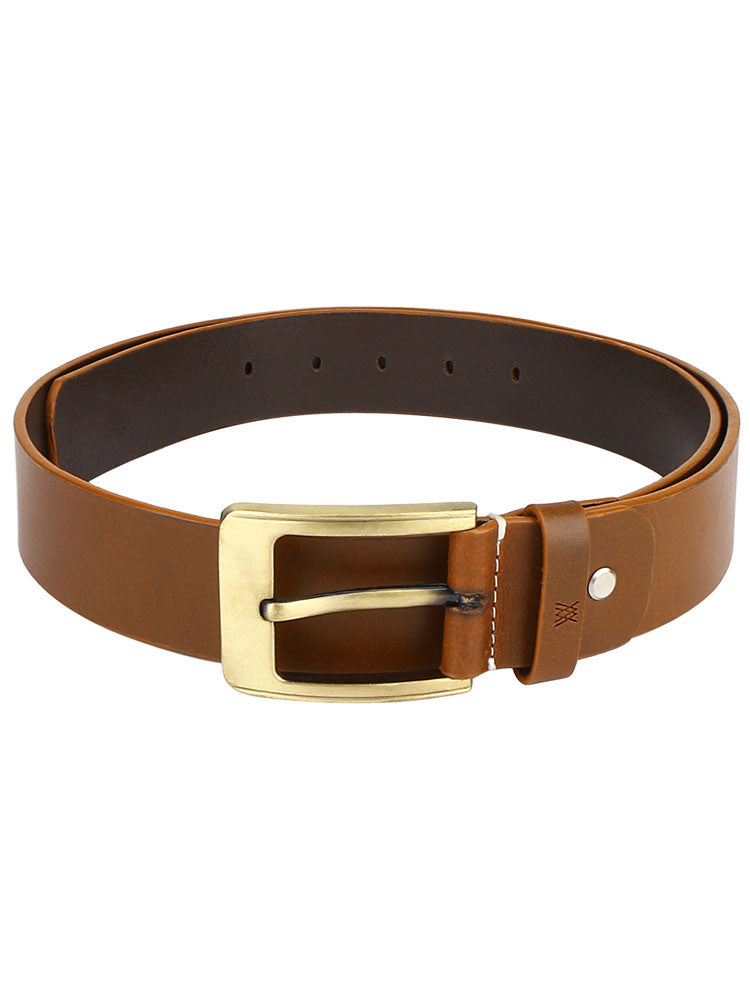 genuine leather tan oil pull up tan belt aw tnncfm033