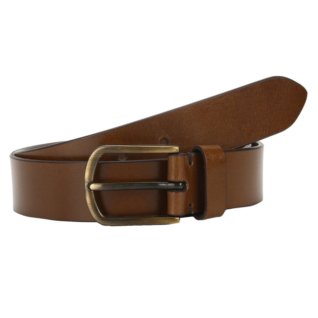 Tan Oil Pull-Up Belt | Elegant Two-Tone Leather Accessory for Outfits