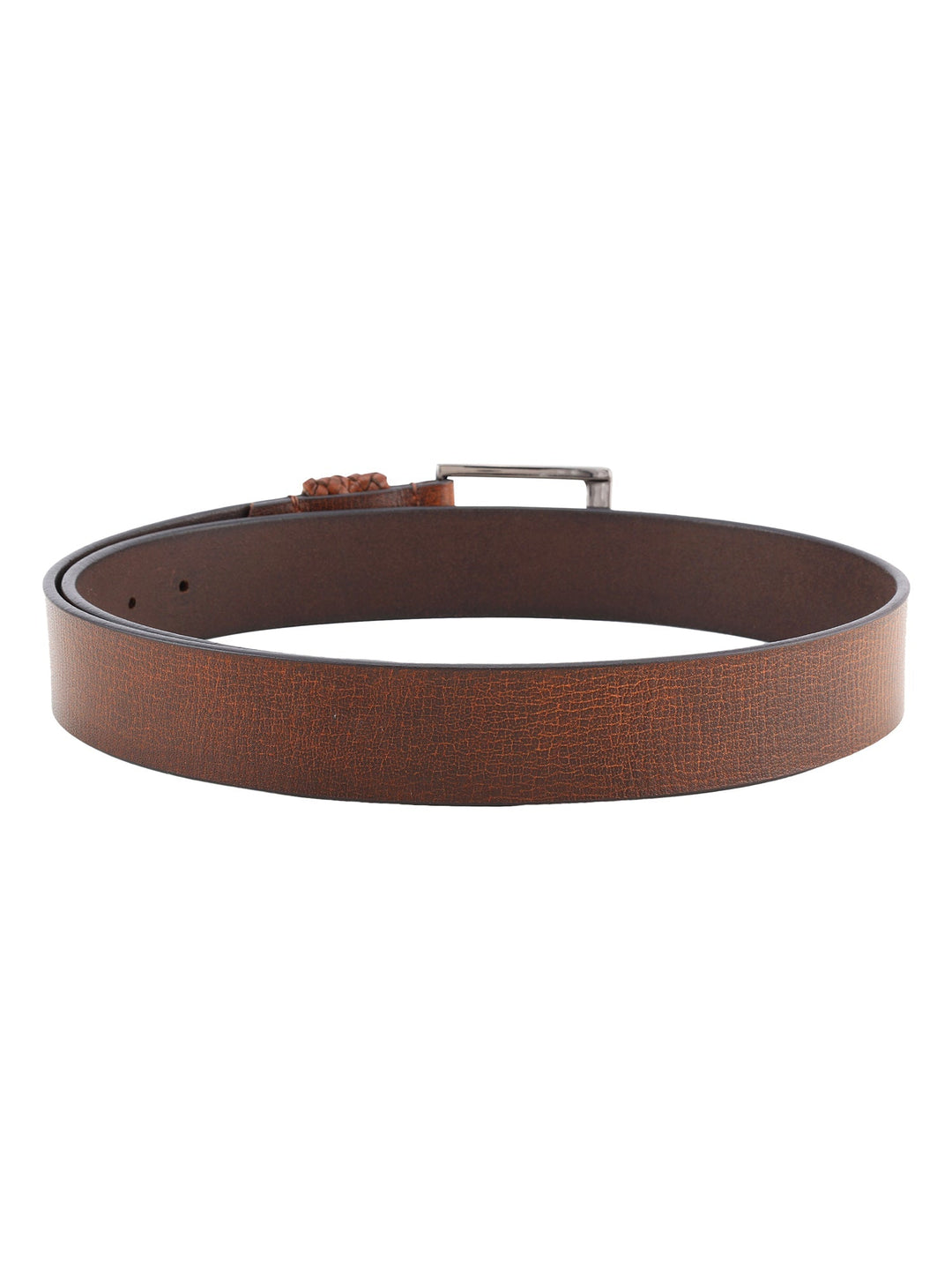 Genuine Leather Men's Semi-Formal Brown Belt