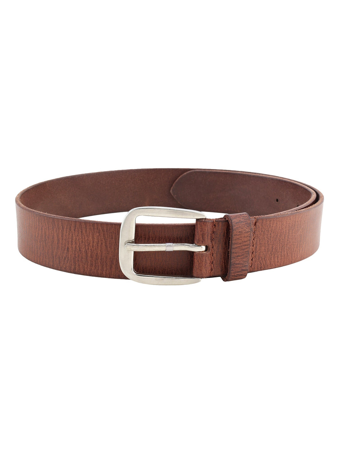 Genuine Leather Men's Casual Brown Belt