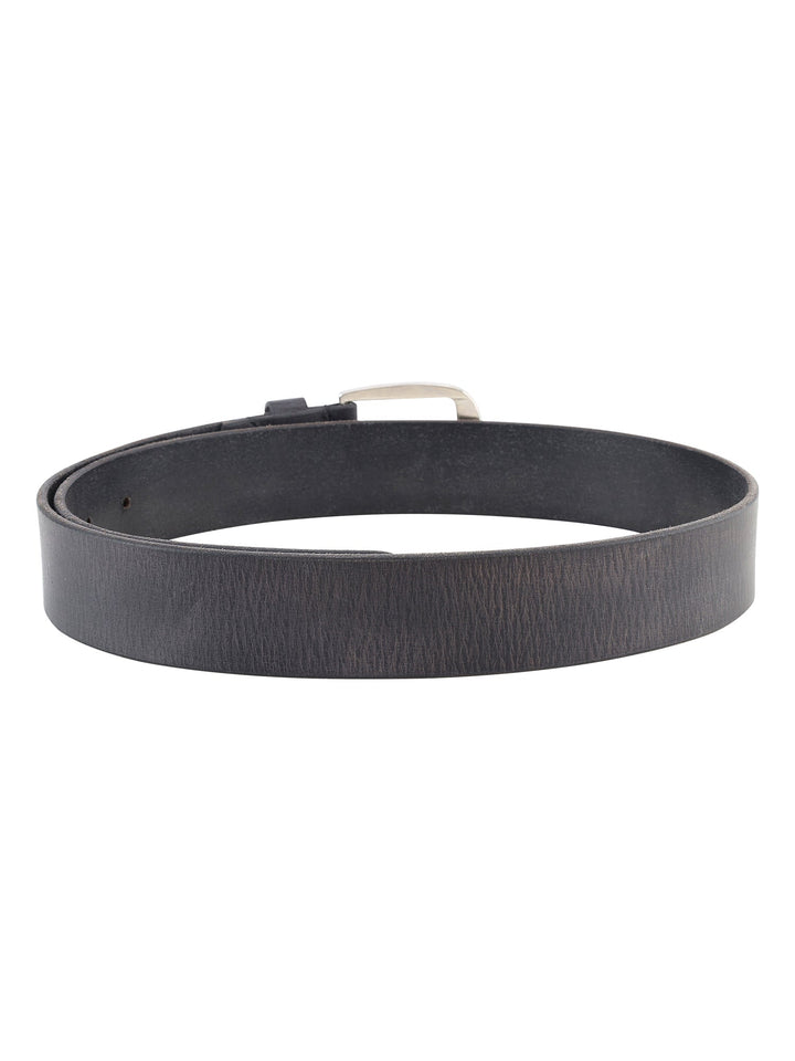 Genuine Leather Men's Casual Black Belt