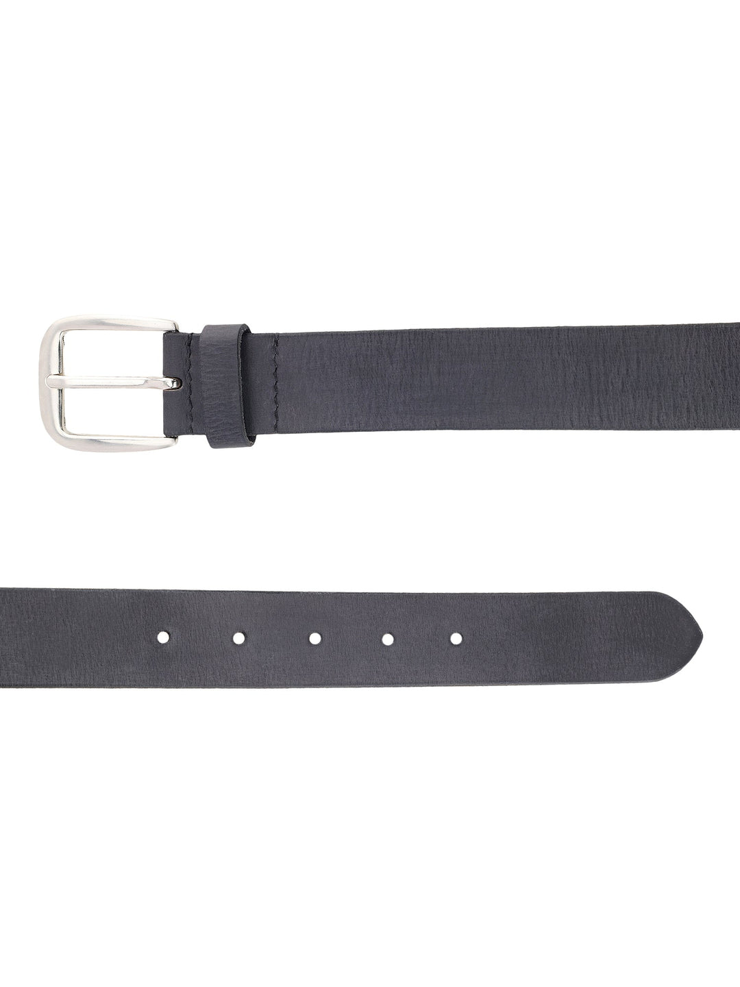 Genuine Leather Men's Casual Black Belt