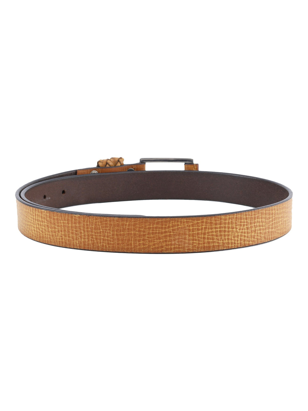 Tan Genuine Leather Women's Belt