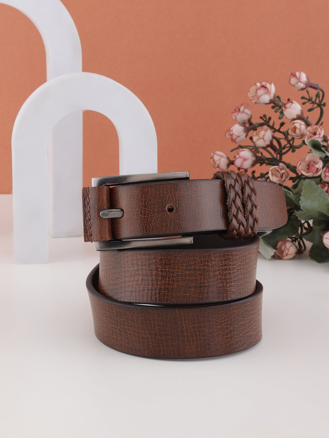 Brown Genuine Leather Women's Belt