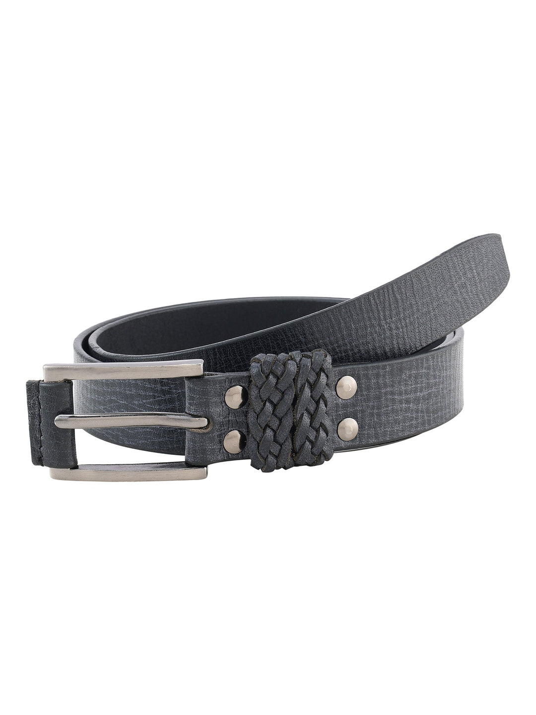 Anthra Black Blue Shade Genuine Leather Women's Belt