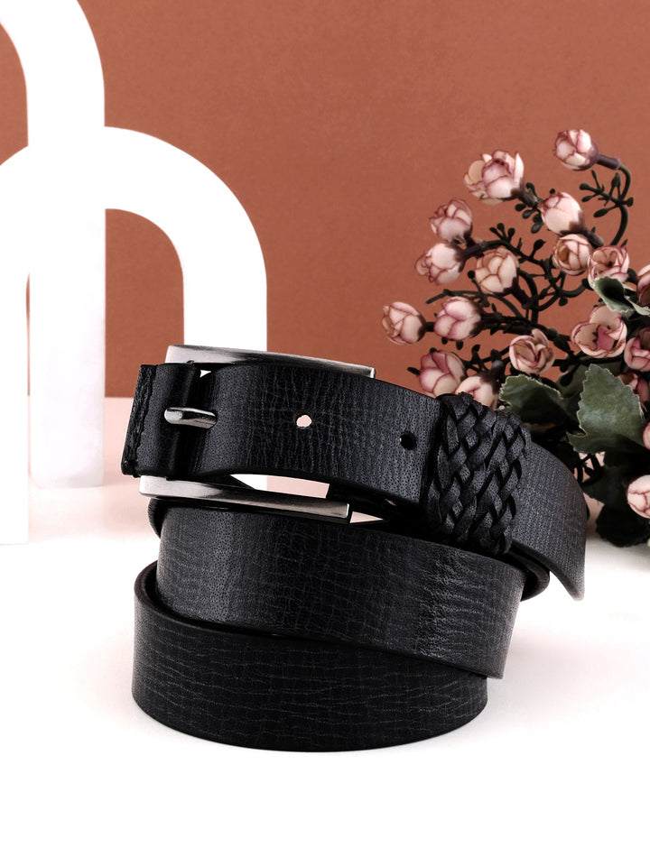 Black Shade Genuine Leather Women's Belt