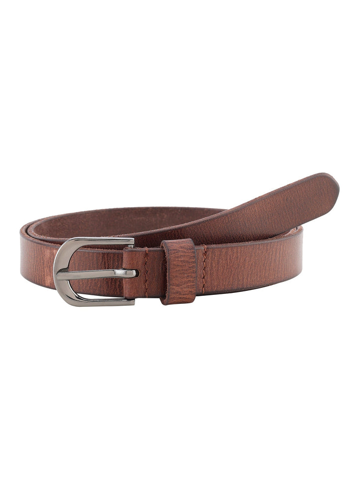 Brown Genuine Leather Women's Belt